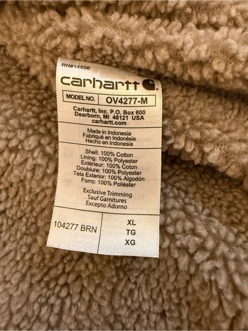 Carhartt Washed Duck Mock-Neck Vest - XL